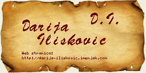 Darija Ilišković vizit kartica